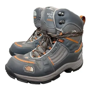 North Face RARE Y2K Primaloft X-2 GoreTex Mens Hiking Boots Size 10 Grey Orange