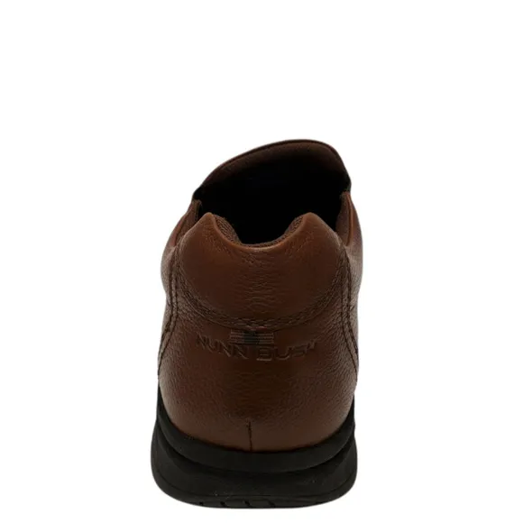 Nunn Bush Mens Cam Lightweight Loafers Cognac Tumble 11.5W