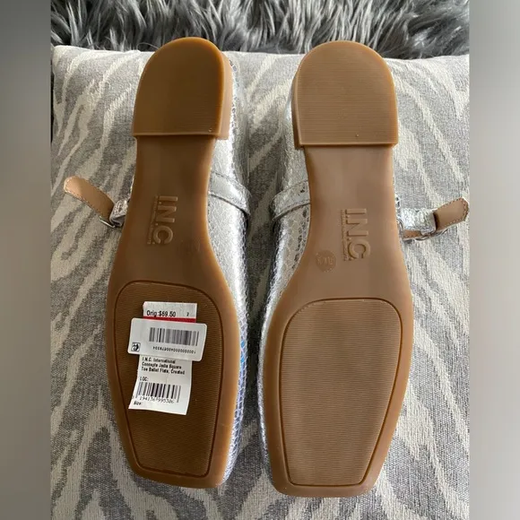 NW I.N.C. International Concepts Jadis Square Toe Ballet Flats