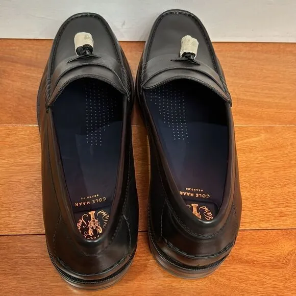 NWOB Cole Haan Grand Os Pinch Maine Tassel Loafers Shoes Hand Sewn Size 12