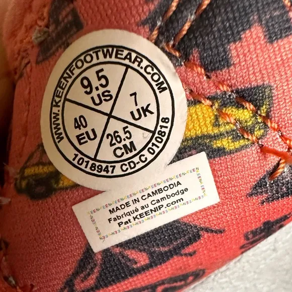 NWOB Keen Newport Hydro Closed Toe Sport Sandal Hiking Magnet / Coral Size 9.5