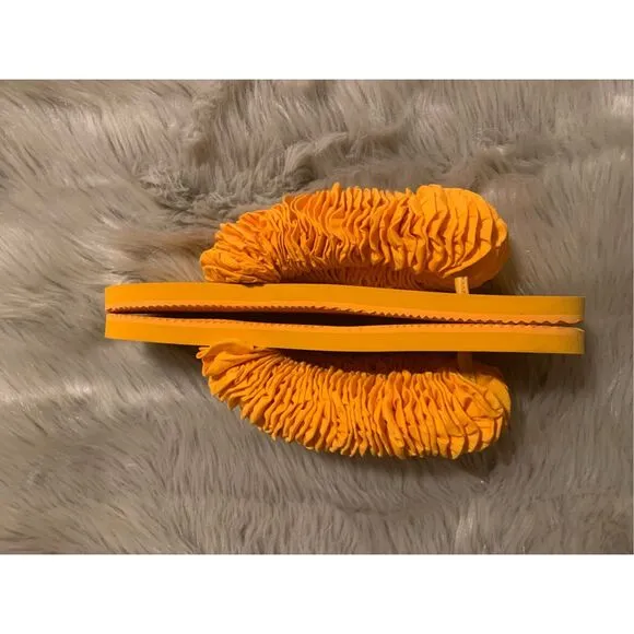 NWOB Tory Burch Women’s Yo Yo Squash Orange Flip Flops Sandals Size 9