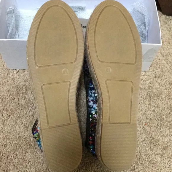 NWOB! VIDORRETA Size 11 Simone Sequined espadrilles