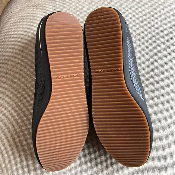 NWOT DONALD PLINER LIZZEE COMFY SLIP ON STUDDED PLATFORM LEATHER SHOES SIZE 8M