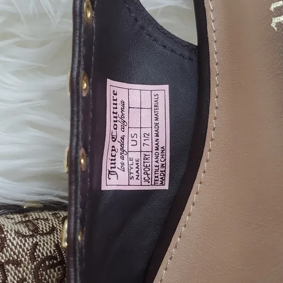 *NWOT* Juicy Couture JC Poetry slingback flats