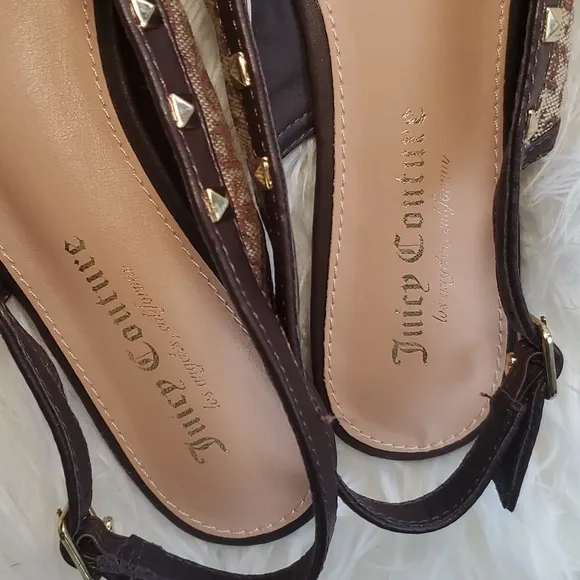 *NWOT* Juicy Couture JC Poetry slingback flats