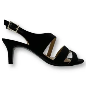NWOT Naturalizer Womens Taimi Dress Strappy Slingback Sandals Black Size 10W