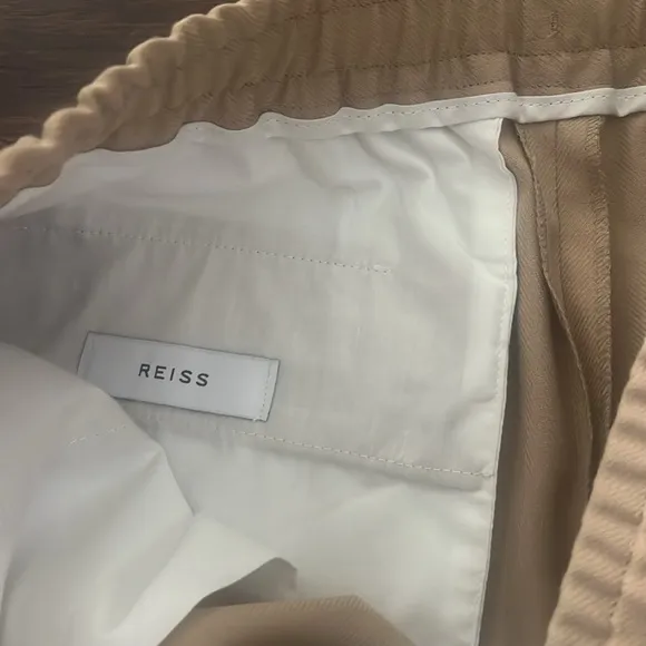 NWOT! REISS Side Stripe Salmon Casual Trousers