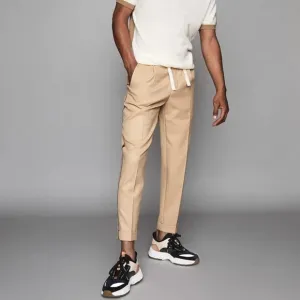 NWOT! REISS Side Stripe Salmon Casual Trousers
