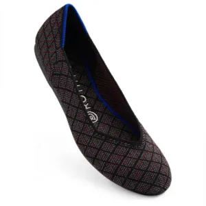 NWOT Rothy's Round Toe Women’s Flat Shoes in Charcoal Tweed Rare