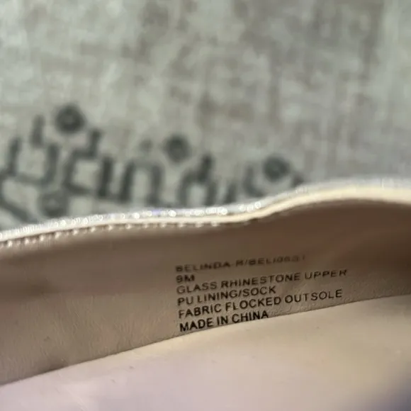 💫NWOT - STEVE MADDEN Women's Belinda-R Embellished Slingback Flats Size 9M