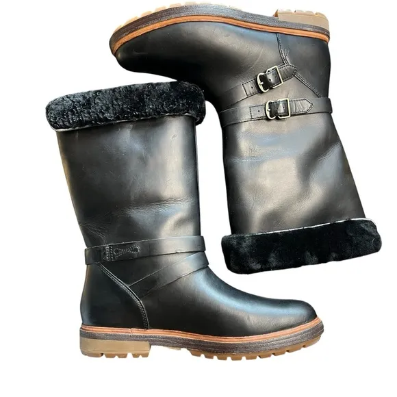 NWOT Timberland Riley Flair Pull On Mid-calf black boots size 9.