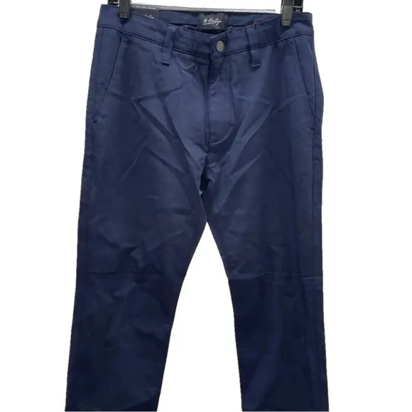 NWT 34 Heritage Men's Pants Verona Slim Leg Chino Size 32x30 Navy