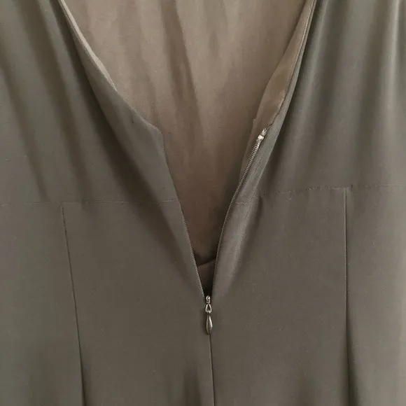 NWT Anne Klein Black Dress With Jeweled Accent