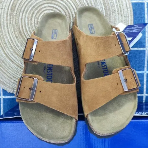 NWT🛴|🛴 Birkenstock Mayari Narrow Sandals - Truffle Suede w/ Luxury Kit