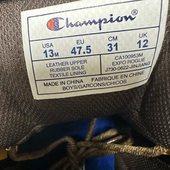NWT; Champion Expo Rogue Men's Lace up Boots Wheat Gum♾️ Leather Hiking Boots