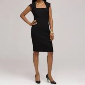 NWT Corey Lynn Calter Sleeveless Dress Wool Blend Black 6