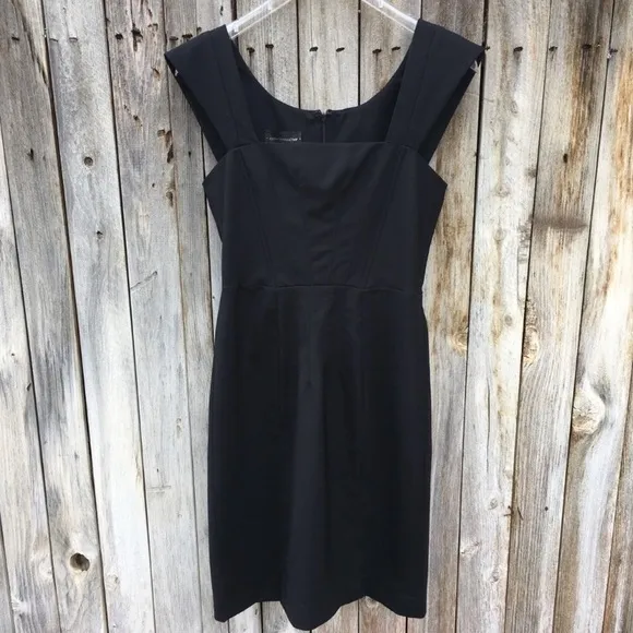 NWT Corey Lynn Calter Sleeveless Dress Wool Blend Black 6
