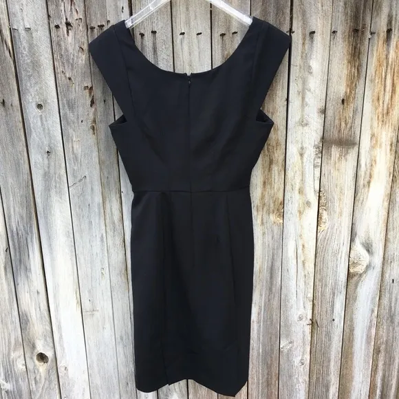 NWT Corey Lynn Calter Sleeveless Dress Wool Blend Black 6