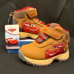 NWT Disney Car’s Brown and Red Lightning McQueen Boots Size 6