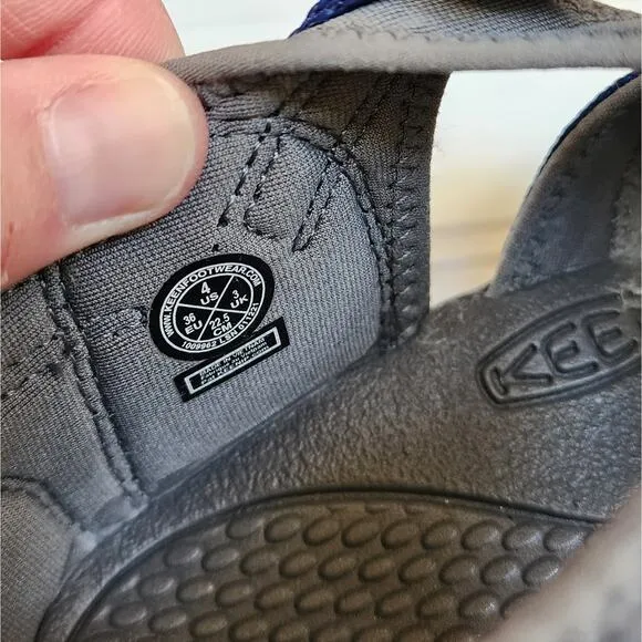 NWT Keen Newport H2 Blue Depths/Gargoyle Youth Sandals