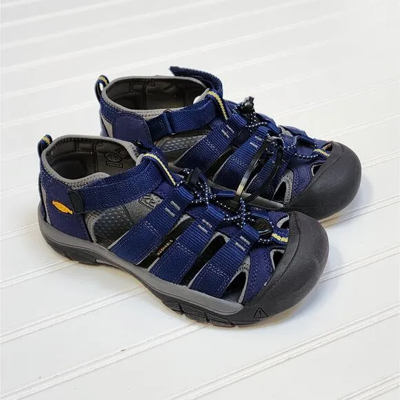 NWT Keen Newport H2 Blue Depths/Gargoyle Youth Sandals