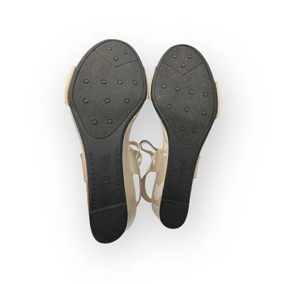 NWT LifeStride Womens Yolo Soft System Wedge Sandals Tender Taupe Size 11M