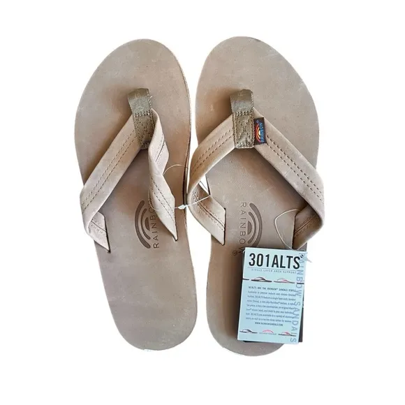 NWT Men’s Rainbow Sandals 301Alts – Tan – Sizes S, XL, XXL
