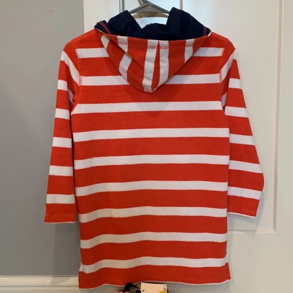 NWT Mini Boden Shark Swim Coverup and Sandals