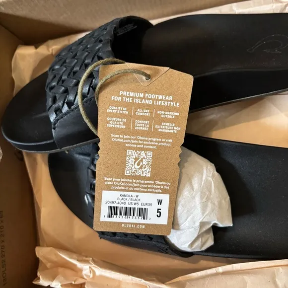 NWT OluKai Kāmola Women’s Slide Sandals Size 5