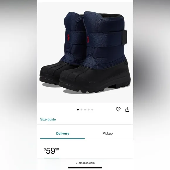 NWT Polo by Ralph Lauren Kids snow boots - Navy