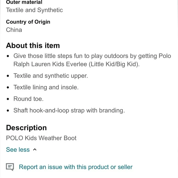 NWT Polo by Ralph Lauren Kids snow boots - Navy