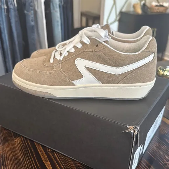 NWT Rag &amp; Bone Retro Court Sneakers - Light Sand