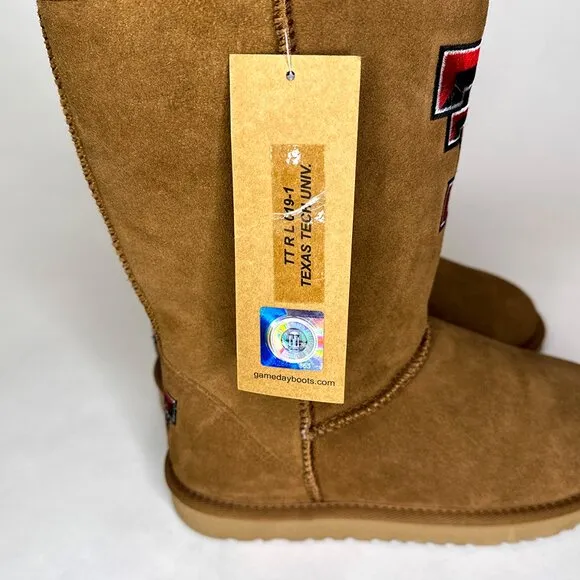 NWT Roadies Texas Tech University Game Day‎ Boots Size 8