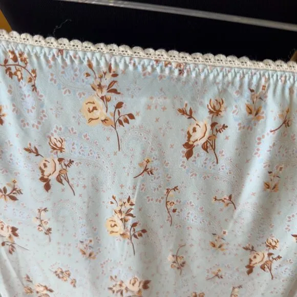 NWT Spell Fleur Bias Skirt – Teapot Blue – Size S