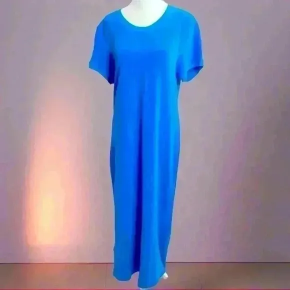 *NWT* SUZIE KONDI Asti T-Shirt Dress in Beach Terry size M color Hawaiian Ocean