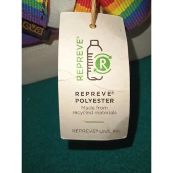 NWT Teva Midform Universal PRIDE Rainbow White Sandals Womens Size 9