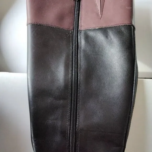 NWTs ~ Worn Once in the House! Bandolino Leather Boots - size 8 1/2