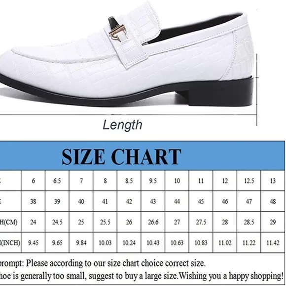 NXY Men's White Dress Shoes Oxford Classic Modern Formal Business Loafer Shoes