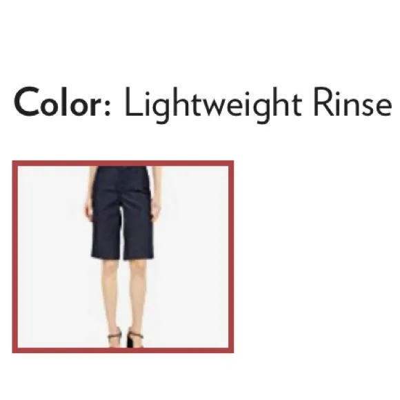 NYDJ Tailored Denim Bermuda Shorts in Lightweight Rinse