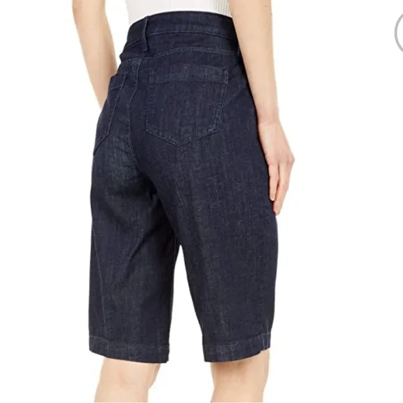 NYDJ Tailored Denim Bermuda Shorts in Lightweight Rinse