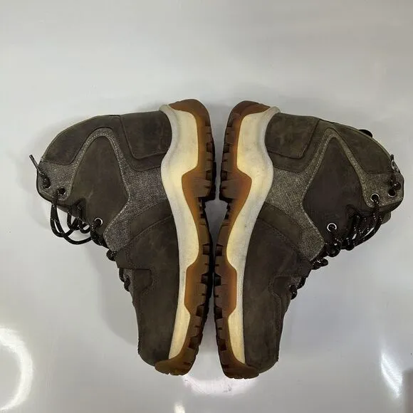 OAKLEY TACTICAL FIELD GEAR BOOTS THERMOLITES US8 Brown Leather Waterproof Hiking