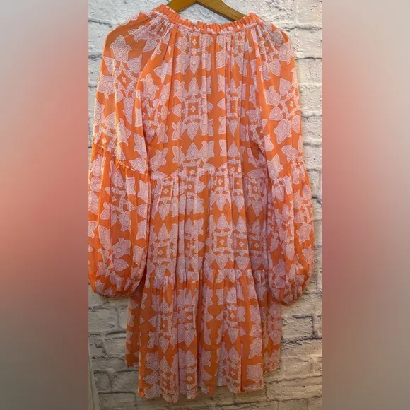 Oliphant Exclusive Tigerlily Balloon Sleeve Short Dress