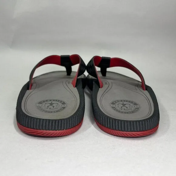 OluKai Men's Size 13.5 Awiki Hawaiian Lifeguard Association Beach Sandals