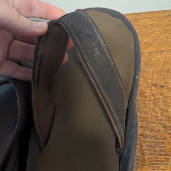 Olukai Ohana Brown Flip Flop Thong Sandals Men’s 11 Beach