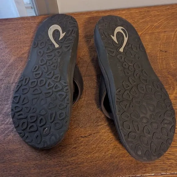 Olukai Ohana Brown Flip Flop Thong Sandals Men’s 11 Beach