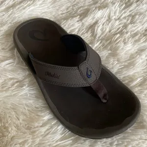 Olukai Ohana Brown Mens Flip Flop Sandals