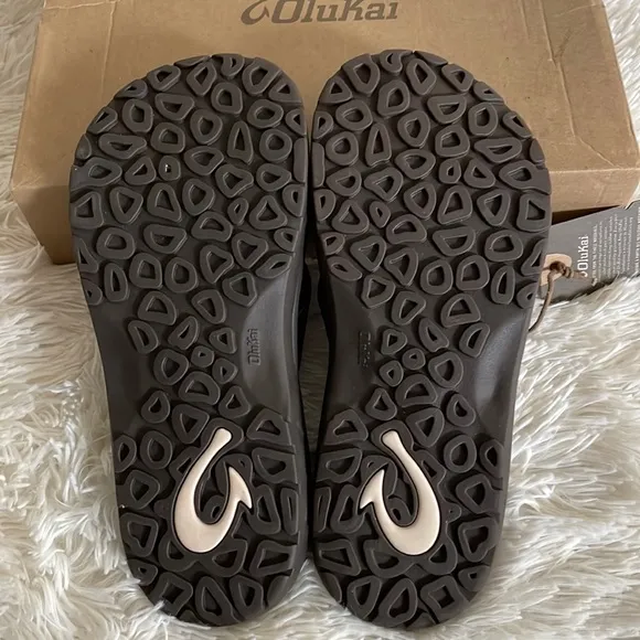 Olukai Ohana Brown Mens Flip Flop Sandals