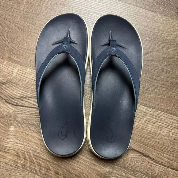 Olukai | Women's Nu'a Pi'o Trench Blue Sandals