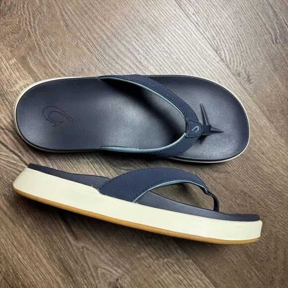 Olukai | Women's Nu'a Pi'o Trench Blue Sandals
